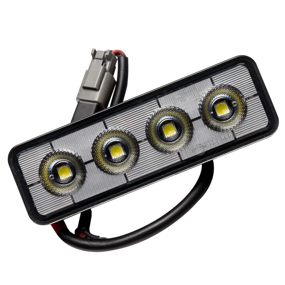 2916-001 – ORACLE LIGHT Strobe Light Kit, 4 LED Lights Black Rectangular Housing Clear Lens Flood Beam 12 To 24 Volt ...
